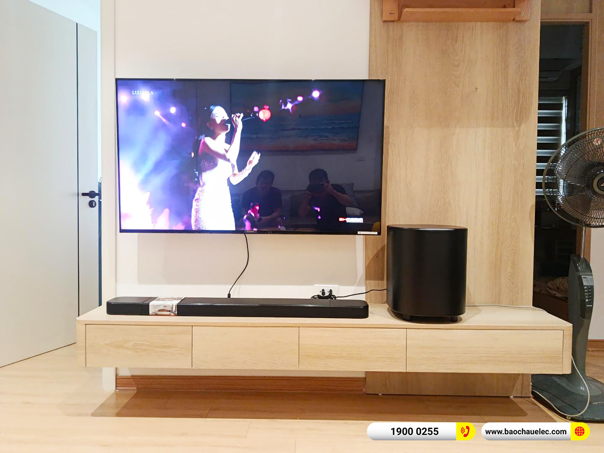 Lắp đặt Loa Soundbar JBL Bar 800MK2 hơn 24tr cho anh Trung tại Hà Nội