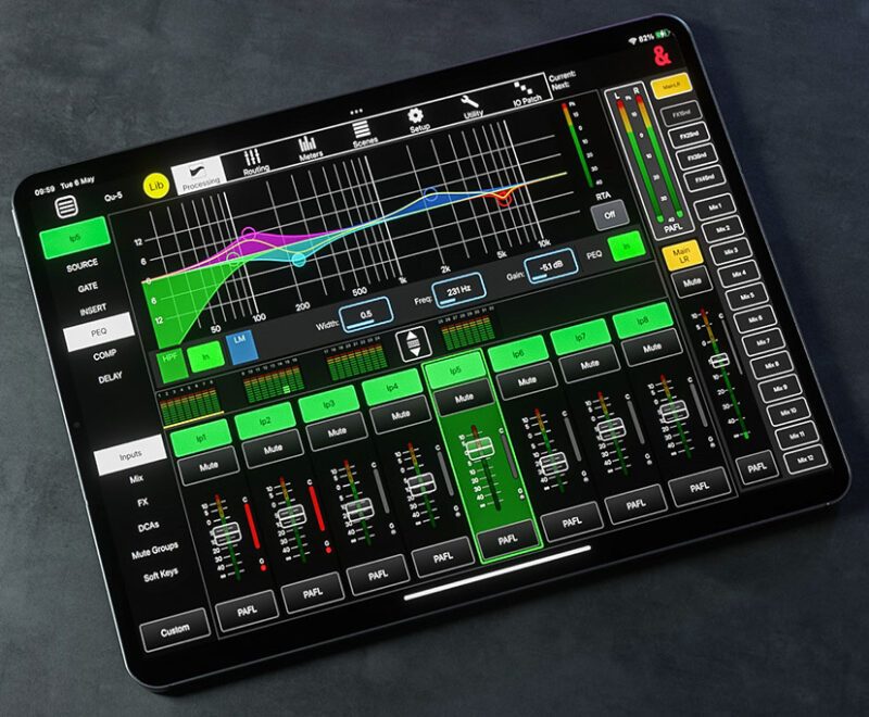 Mixer Allen & Heath Qu-6D