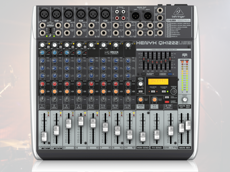 Bàn mixer Behringer Xenyx X2222USB