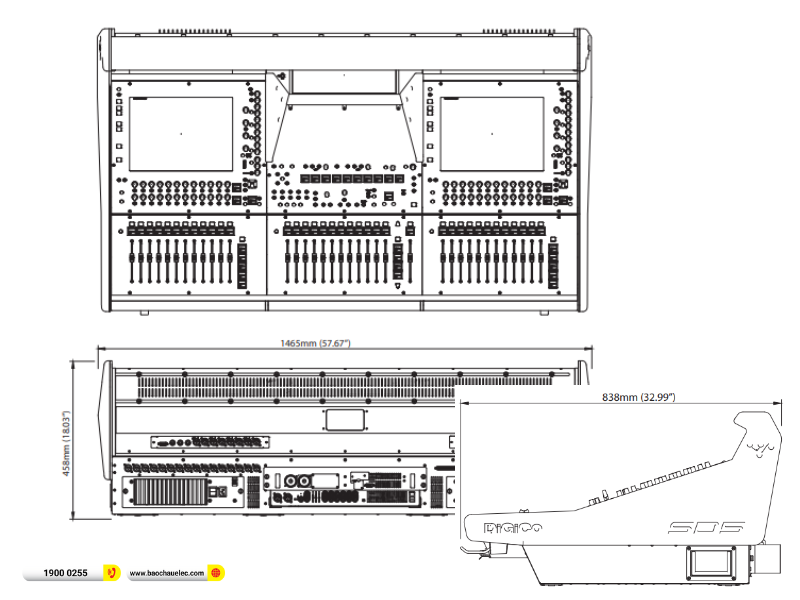 Bàn mixer DiGiCo Quantum 5B