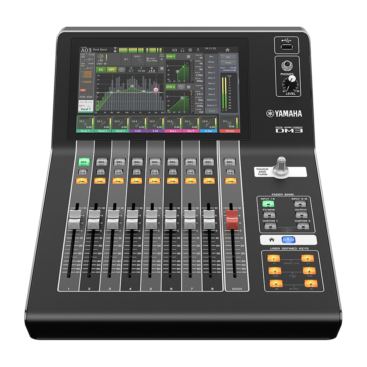 B&agrave;n mixer Yamaha DM3-D