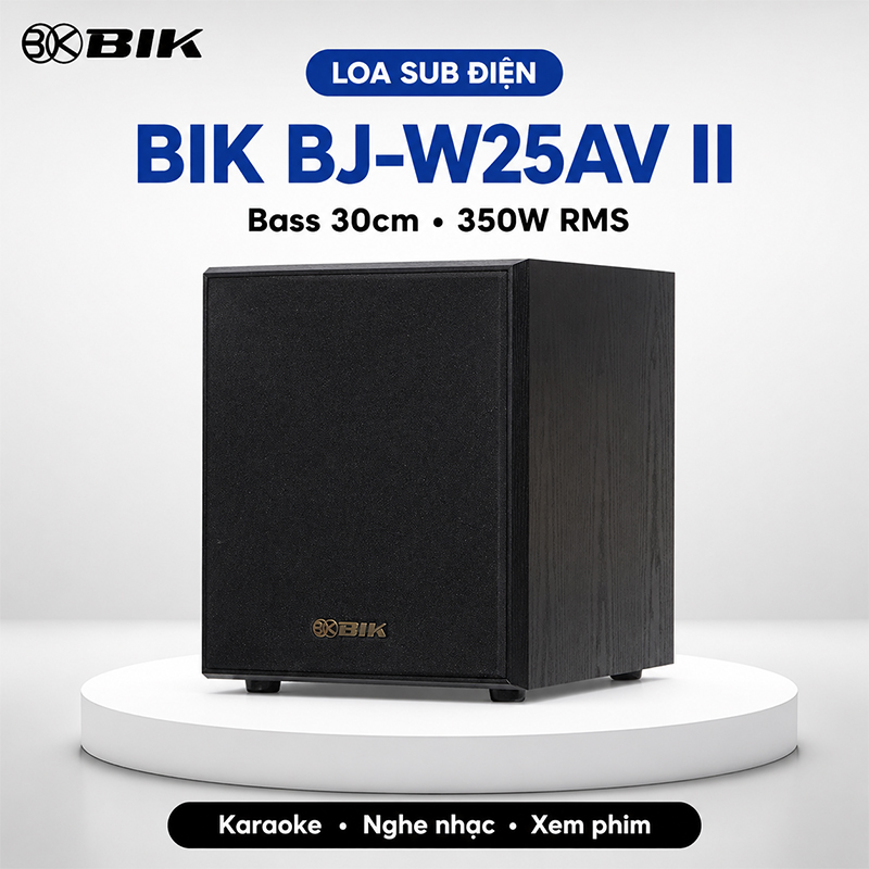 Loa Sub Điện BIK BJ-W25AV II (Đen)