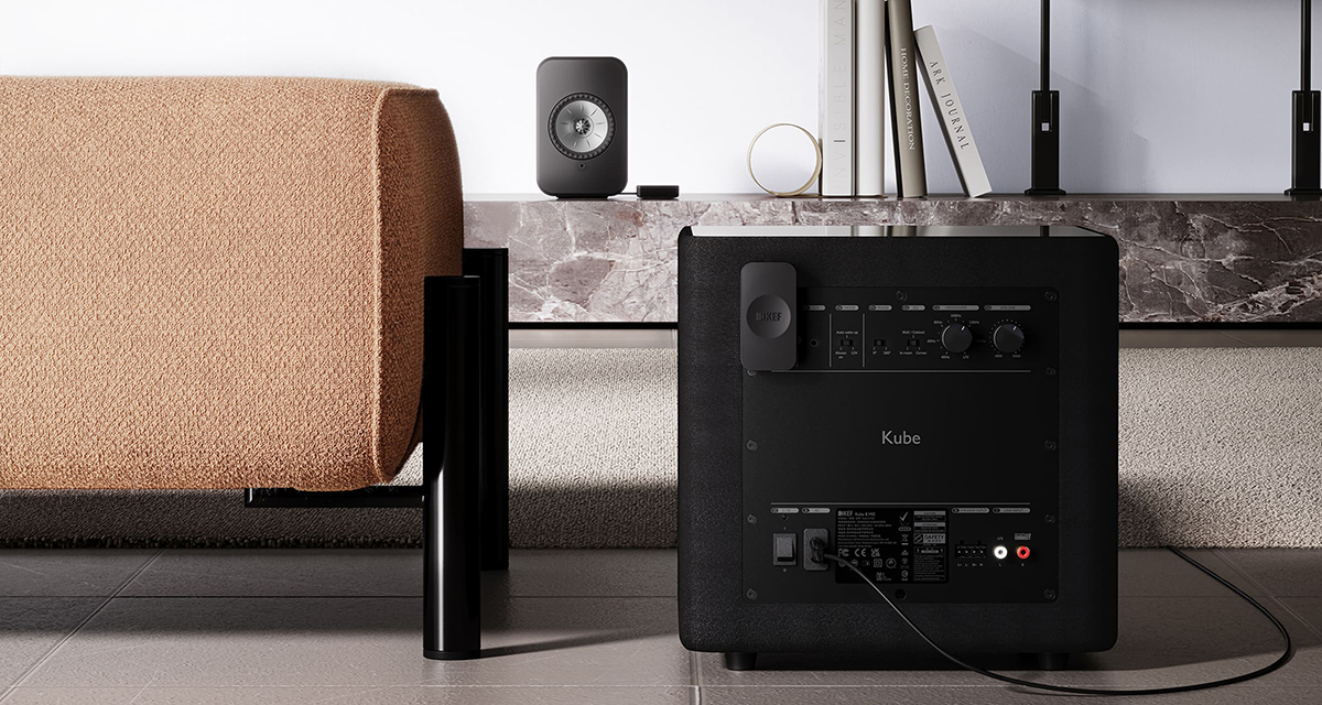 Bộ chuyển đổi kh&ocirc;ng d&acirc;y Loa si&ecirc;u trầm KEF KW1 TX/RX