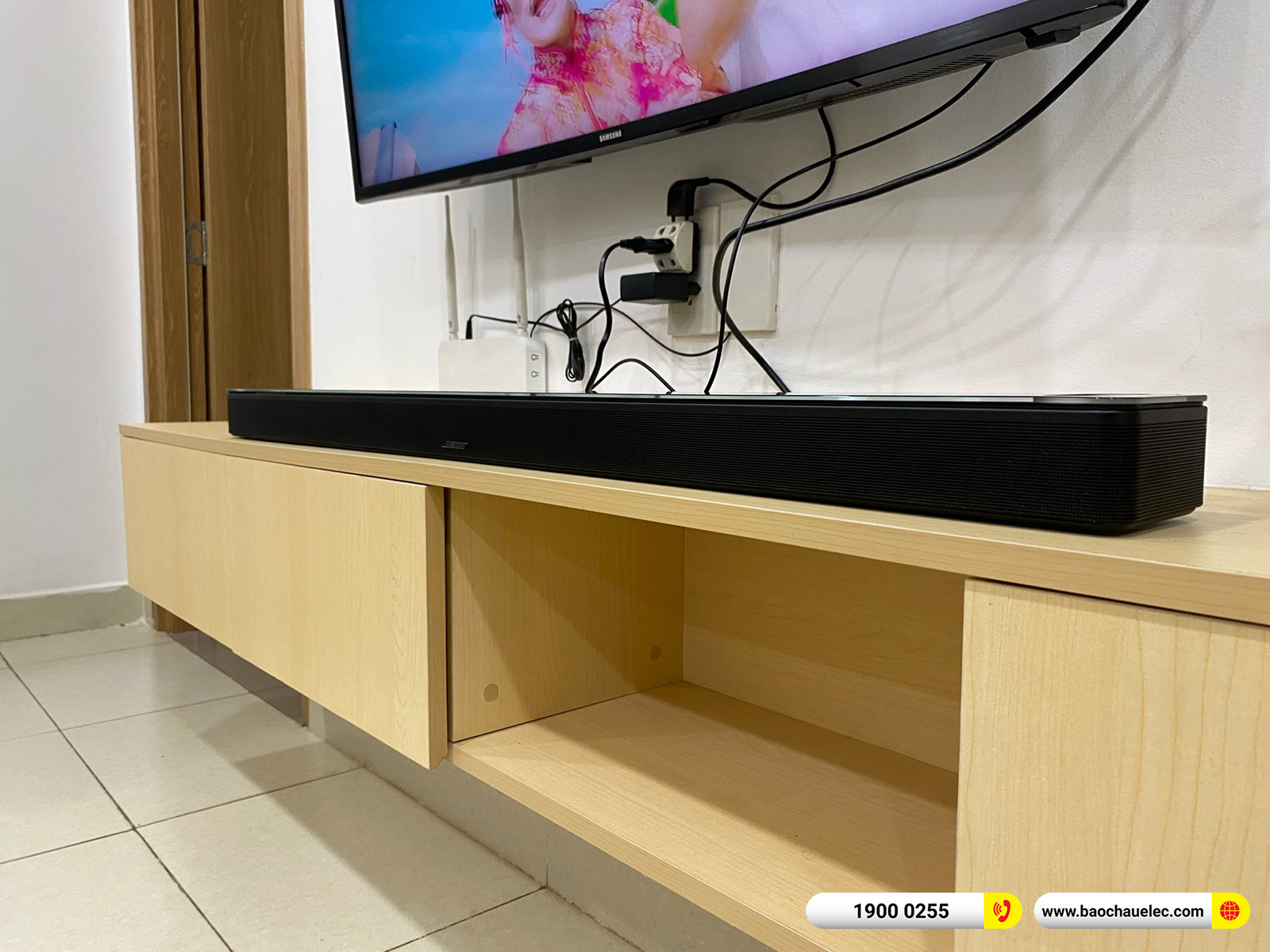 Lắp đặt bộ loa Bose Smart Ultra Soundbar hơn 40tr cho anh Hùng tại Đồng Nai 