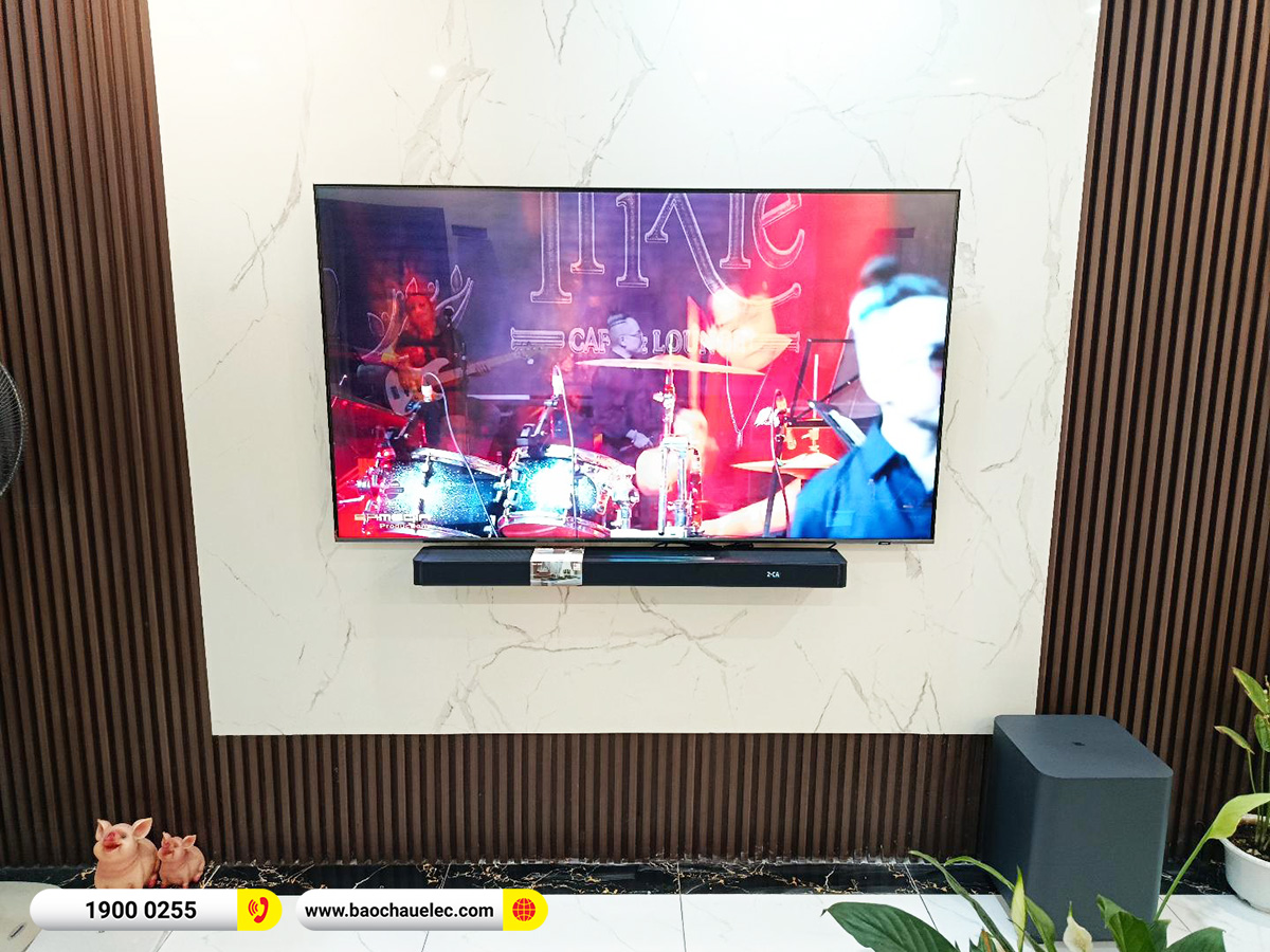 Lắp đặt Loa soundbar JBL Bar 1300 hơn 25tr cho anh Toàn tại Hà Nội