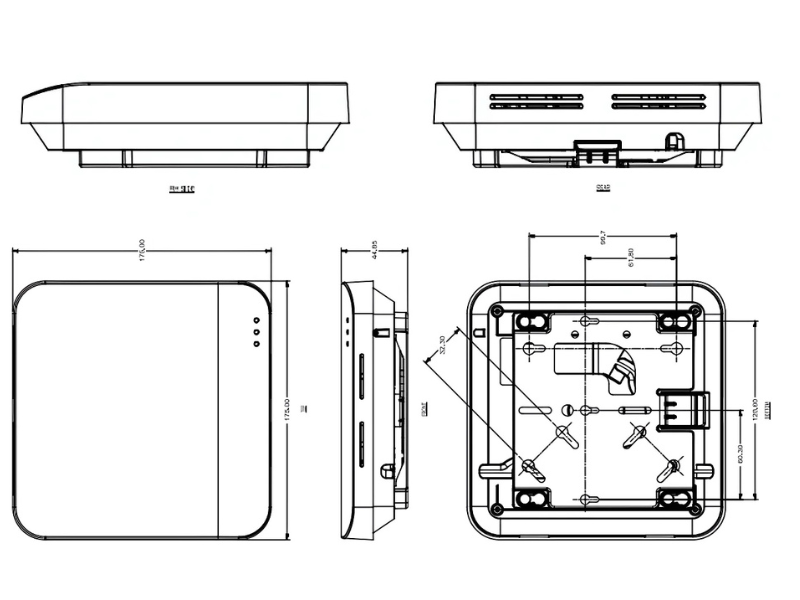 Bộ thu phát 4 kênh Shure MXWAPT4