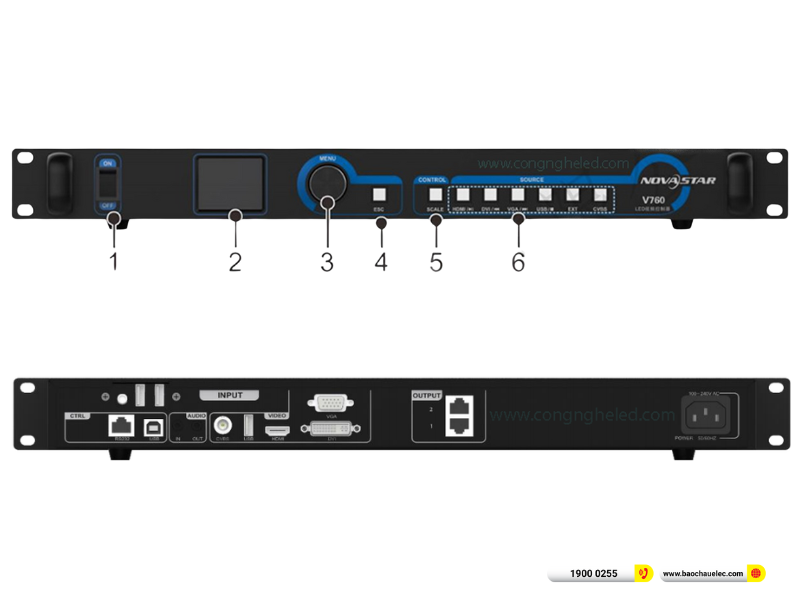Bộ xử lý hình ảnh NovaStar V760