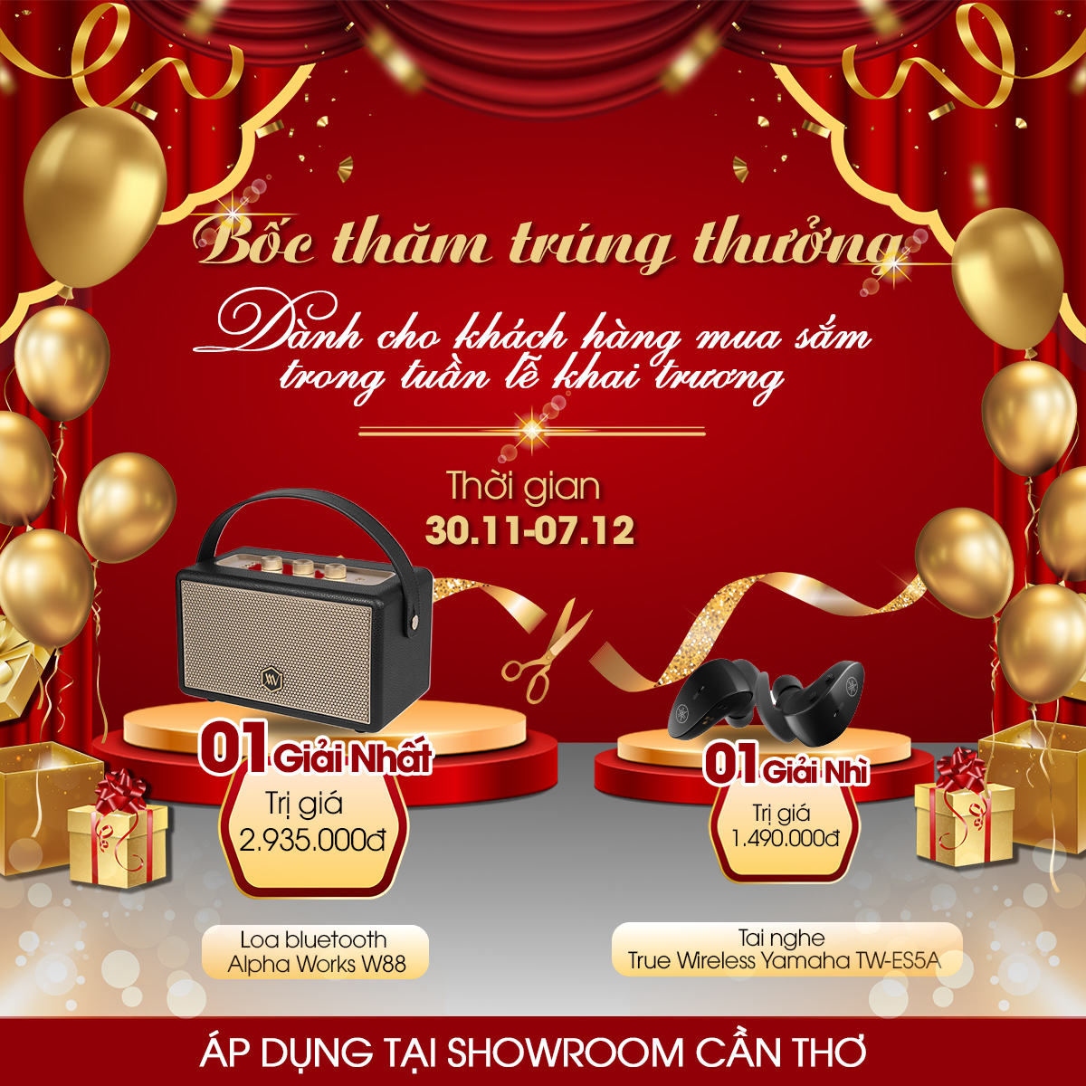 Bốc Thăm May Mắn - Cơ Hội Nhận Qu&agrave; Cực &ldquo;Xịn&rdquo;