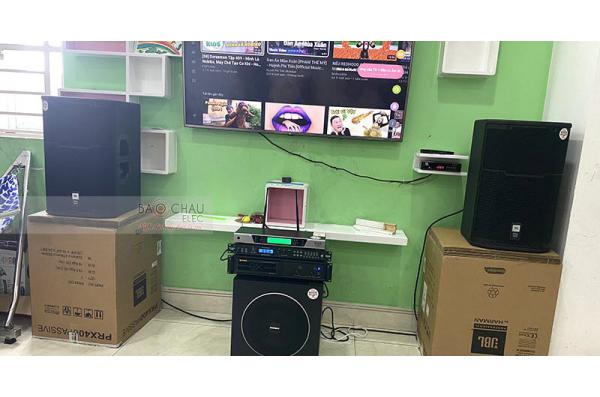 Lắp đặt bộ dàn JBL cao cấp cho gia đình anh Tú ở Hóc Môn, HCM (JBL PRX412M, Paramax 1000 New, BIK VM620A, BCE 9200+, BCE UGX12)