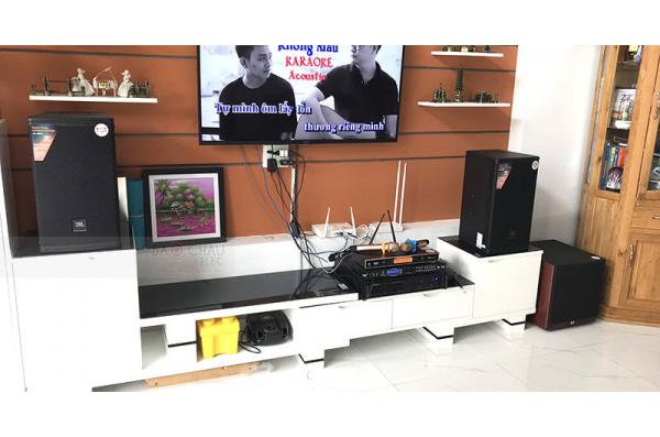 Lắp bộ dàn karaoke gia đình anh Hải ở Biên Hòa (JBL MTS10, JBL A120P, BIK VM620A, BCE 9200+, UGX12 Gold)