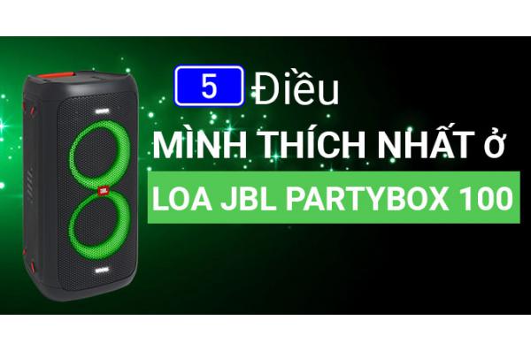 5 điều mình thích nhất ở Loa JBL Partybox 100