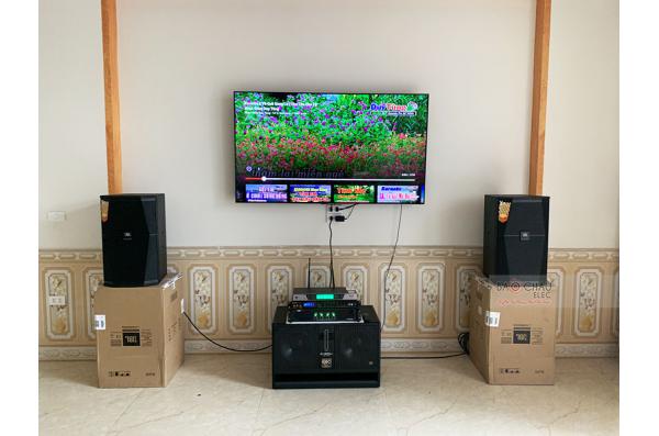 Lắp đặt dàn karaoke gia đình anh Chính tại Bắc Giang (JBL XS12, SAE TX800Q, BRP-8500, BJ-W66...)