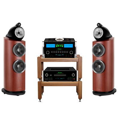 Dàn nghe nhạc Hi-End 02 (B&W 802 D3 Rosenut + McIntosh MA12000+ McIntosh MCD600)