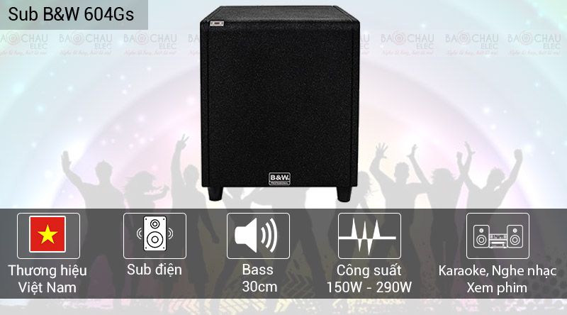 Loa Sub điện B&W 604Gs (bass 30) - Hình 1