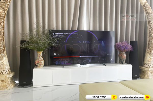 Lắp đặt loa nghe nhạc Harman Kardon Citation Tower anh Dũng tại Khánh Hòa 
