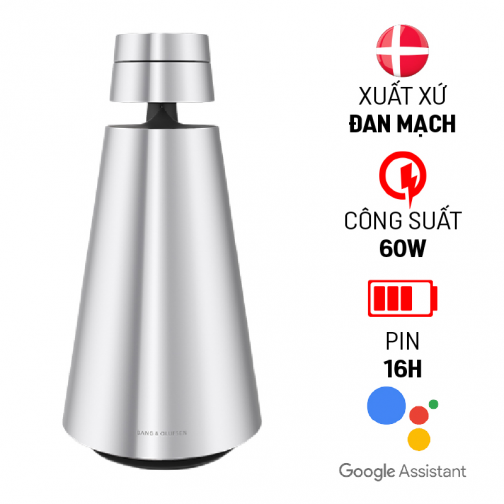 Loa B&O BeoSound 1 (60W, 360 độ, Pin 12h, Wifi, Kết nối đa phòng, Bảo hành 3 năm)