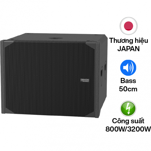 Loa sub hơi Bass 50cm Denon DN-U118B