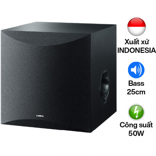 Loa Sub điện Yamaha NS-SW100 (Black- bass 25)