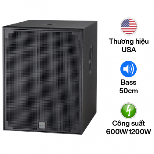 Loa Sub Hơi Bass 50cm Alto SX-SUB18+ (Sub đơn, 600W/1200W)
