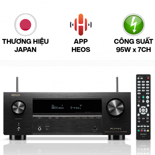 Amply Denon AVR-X2800H Chính Hãng, Giá Tốt, Âm thanh Hay