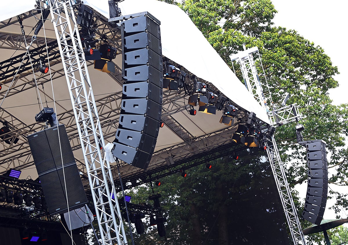 công trình Line Array sử dụng Loa dBTechnologies DB Vio L1610