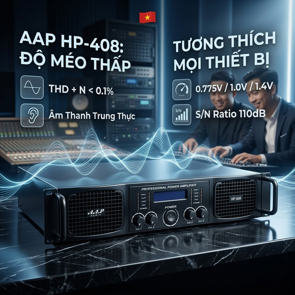 cục đẩy c&ocirc;ng suất AAP HP-408