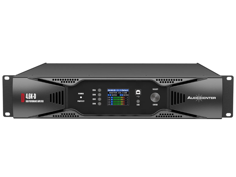 Cục đẩy công suất 4 kênh Audiocenter D4.6K-D