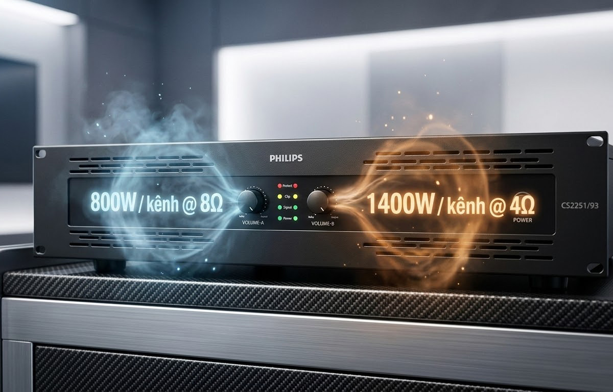 Cục đẩy c&ocirc;ng suất Philips CSS2551/70