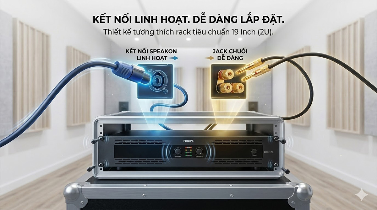 Cục đẩy c&ocirc;ng suất Philips CSS2551/70