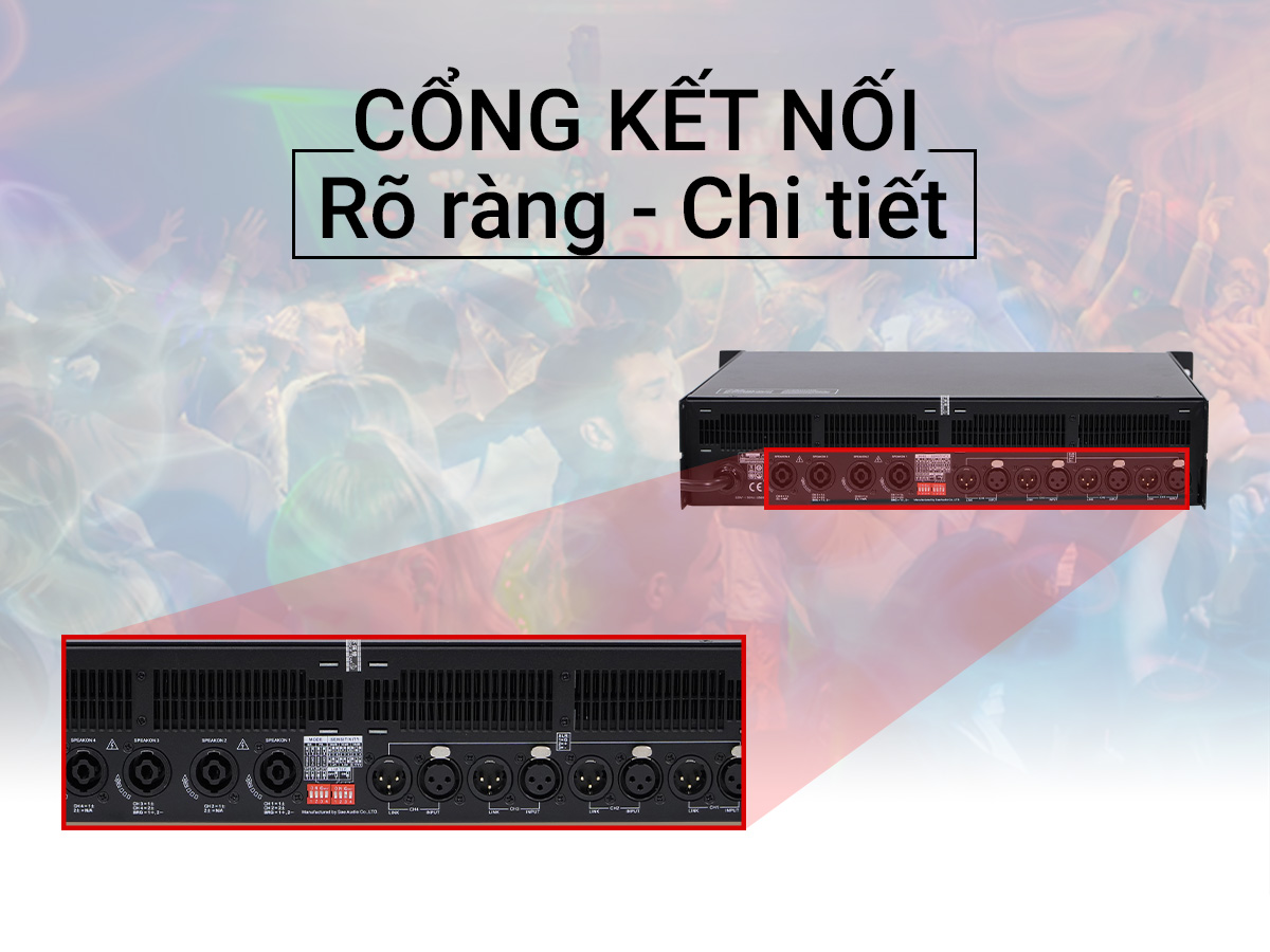 Cục đẩy công suất SAE Lexpro PQM13 II 