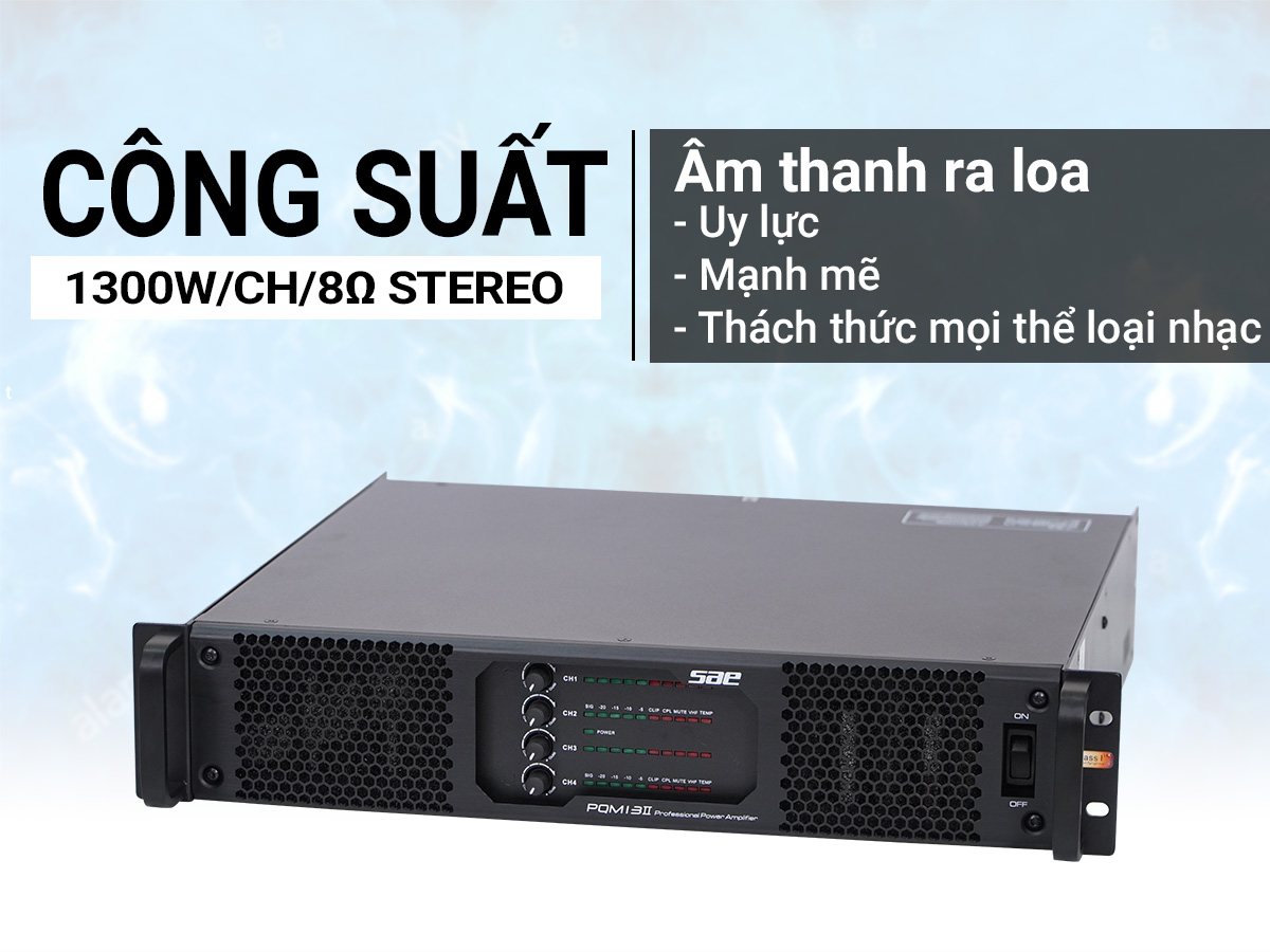 Cục đẩy công suất SAE Lexpro PQM13 II 