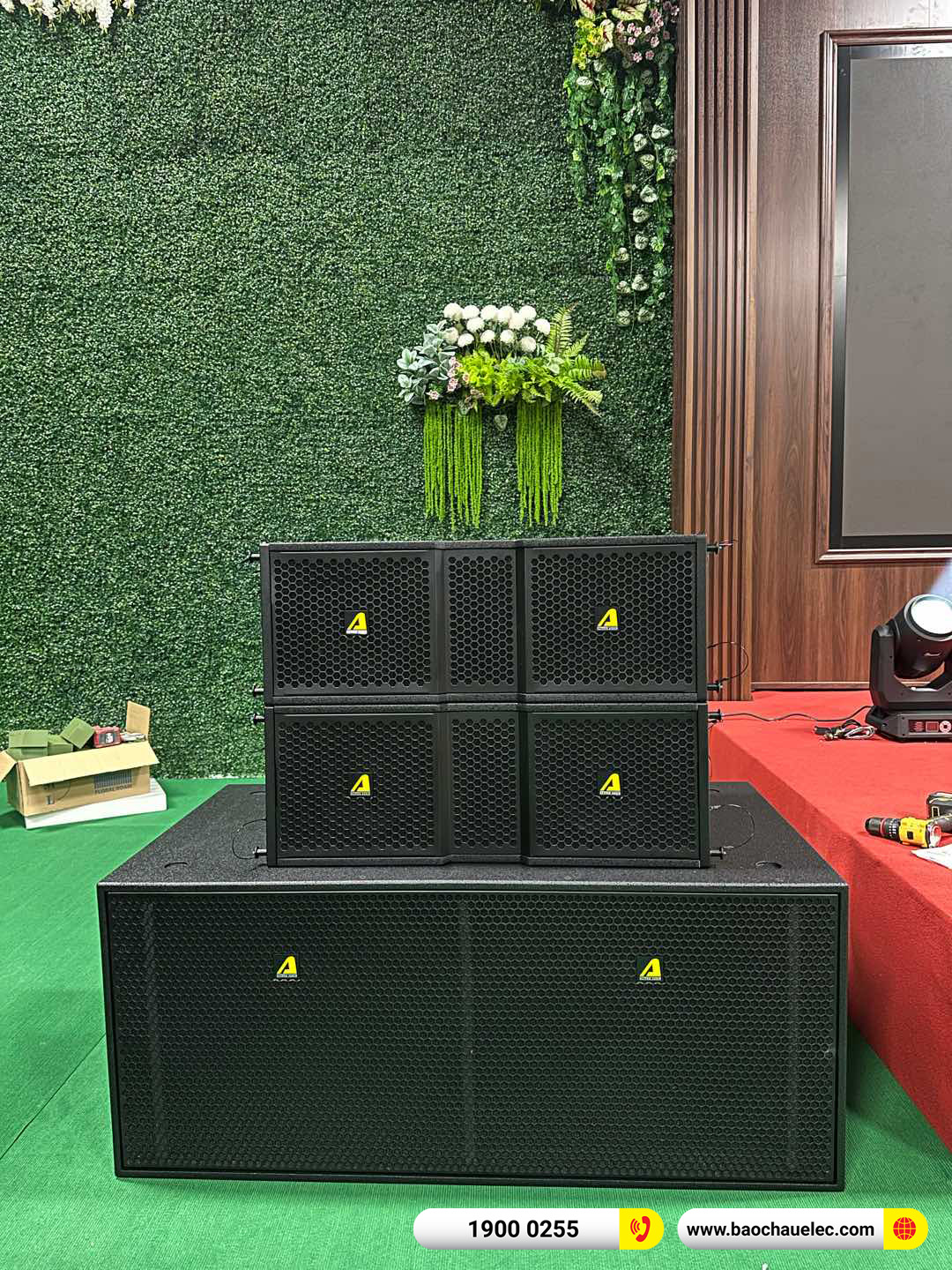 Lắp đặt hệ thống &acirc;m thanh, &aacute;nh s&aacute;ng cho C&ocirc;ng ty CP BKT tại H&agrave; Nội 