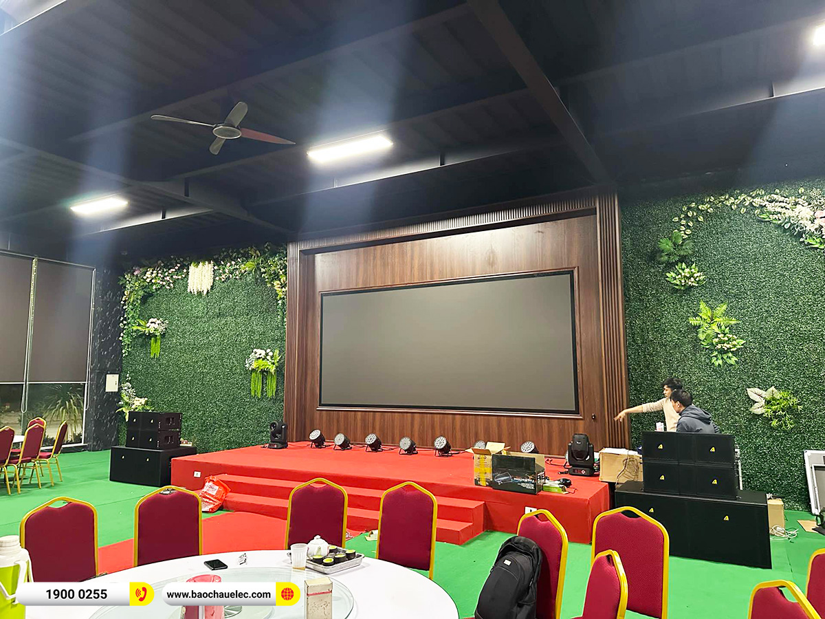 Lắp đặt hệ thống &acirc;m thanh, &aacute;nh s&aacute;ng cho C&ocirc;ng ty CP BKT tại H&agrave; Nội 