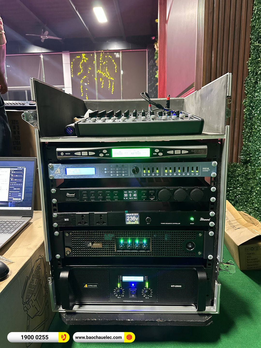 Lắp đặt hệ thống &acirc;m thanh, &aacute;nh s&aacute;ng cho C&ocirc;ng ty CP BKT tại H&agrave; Nội 