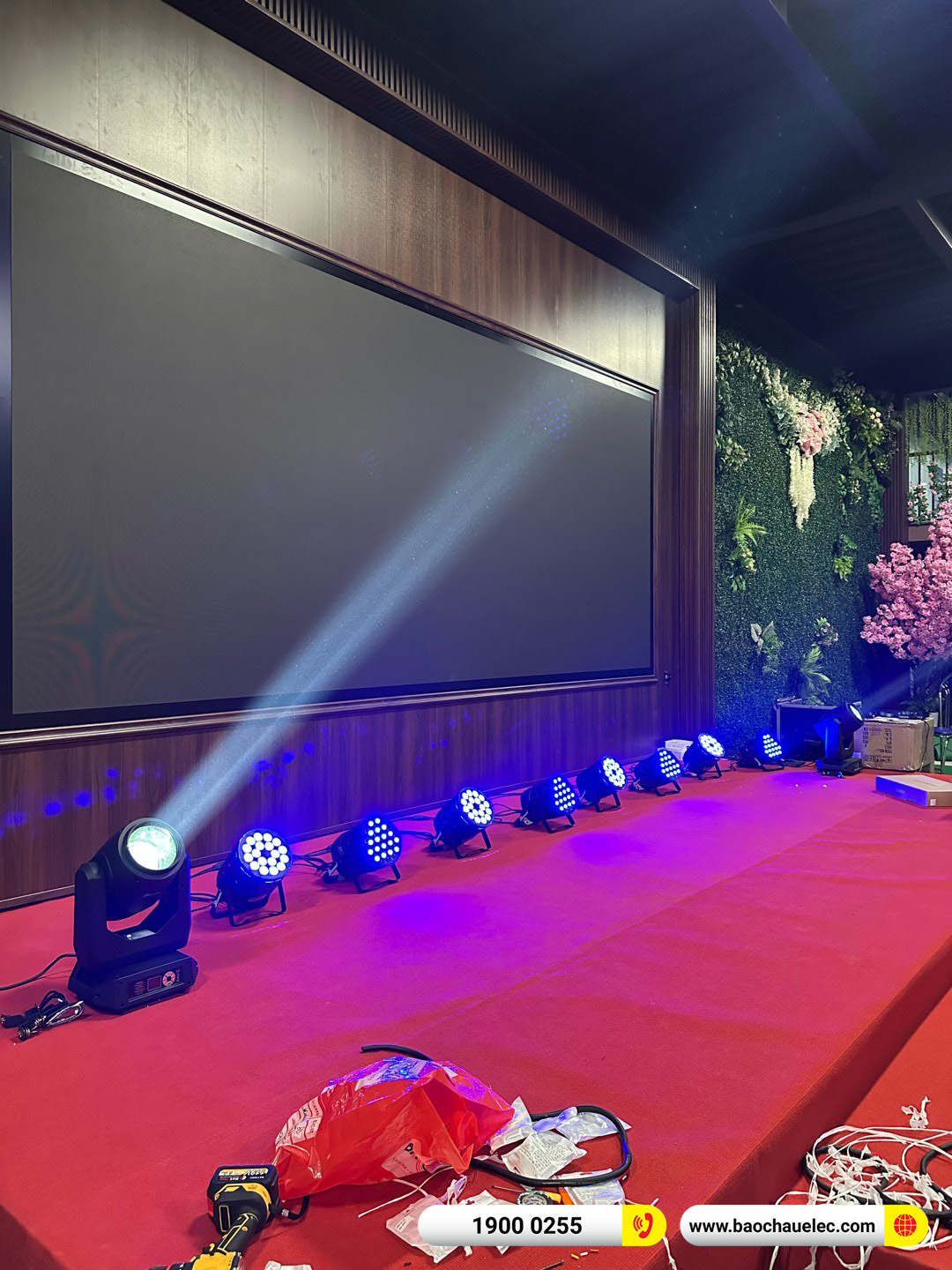 Lắp đặt hệ thống &acirc;m thanh, &aacute;nh s&aacute;ng cho C&ocirc;ng ty CP BKT tại H&agrave; Nội 