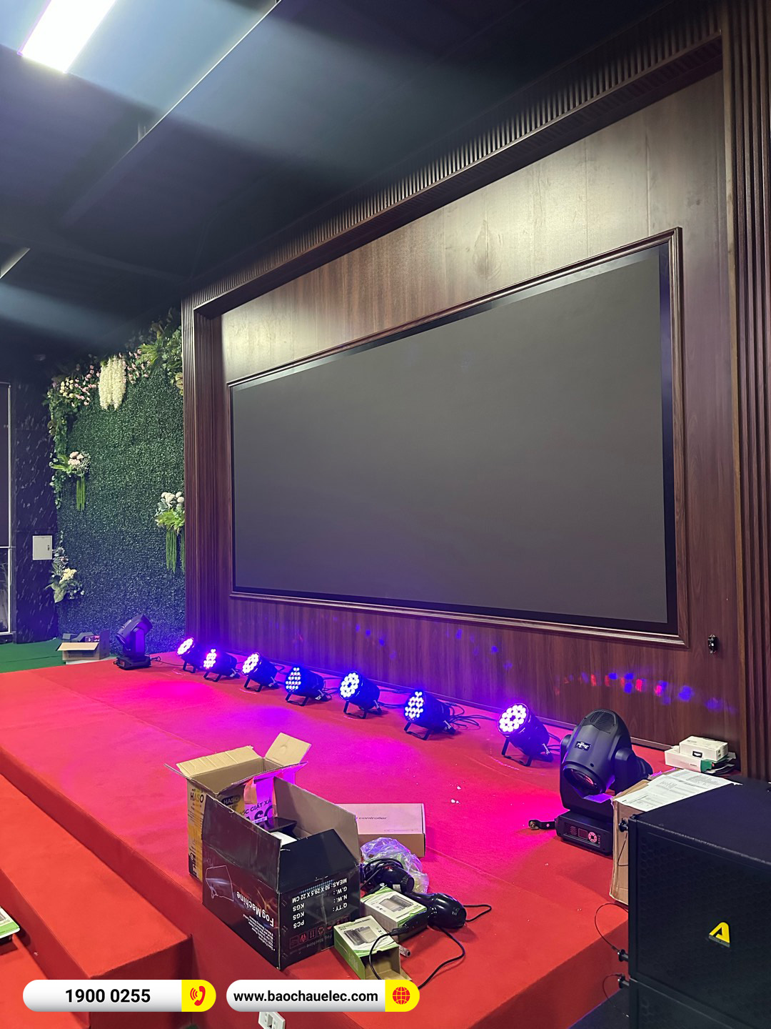 Lắp đặt hệ thống &acirc;m thanh, &aacute;nh s&aacute;ng cho C&ocirc;ng ty CP BKT tại H&agrave; Nội 