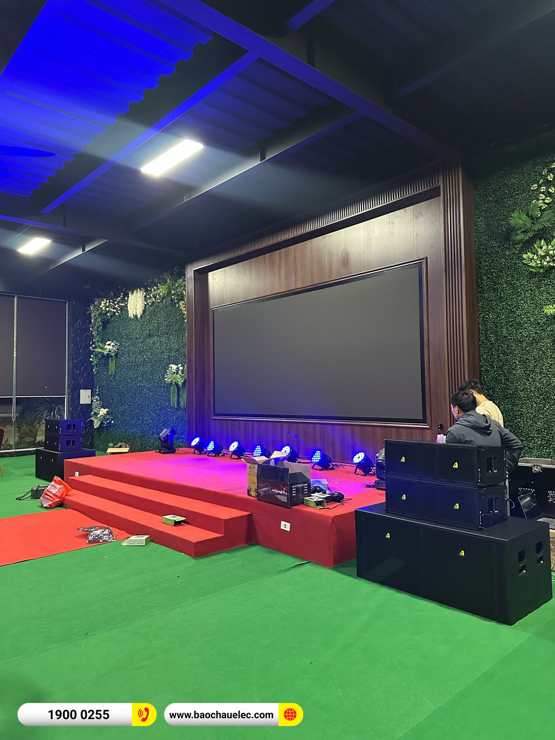 Lắp đặt hệ thống &acirc;m thanh, &aacute;nh s&aacute;ng cho C&ocirc;ng ty CP BKT tại H&agrave; Nội 