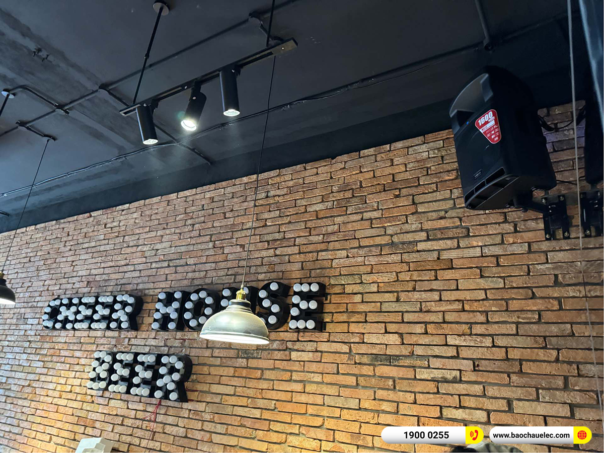 Lắp đặt d&agrave;n &acirc;m thanh Audiocenter hơn 60tr cho Nh&agrave; h&agrave;ng Cheer House Beer ở H&agrave; Nội 