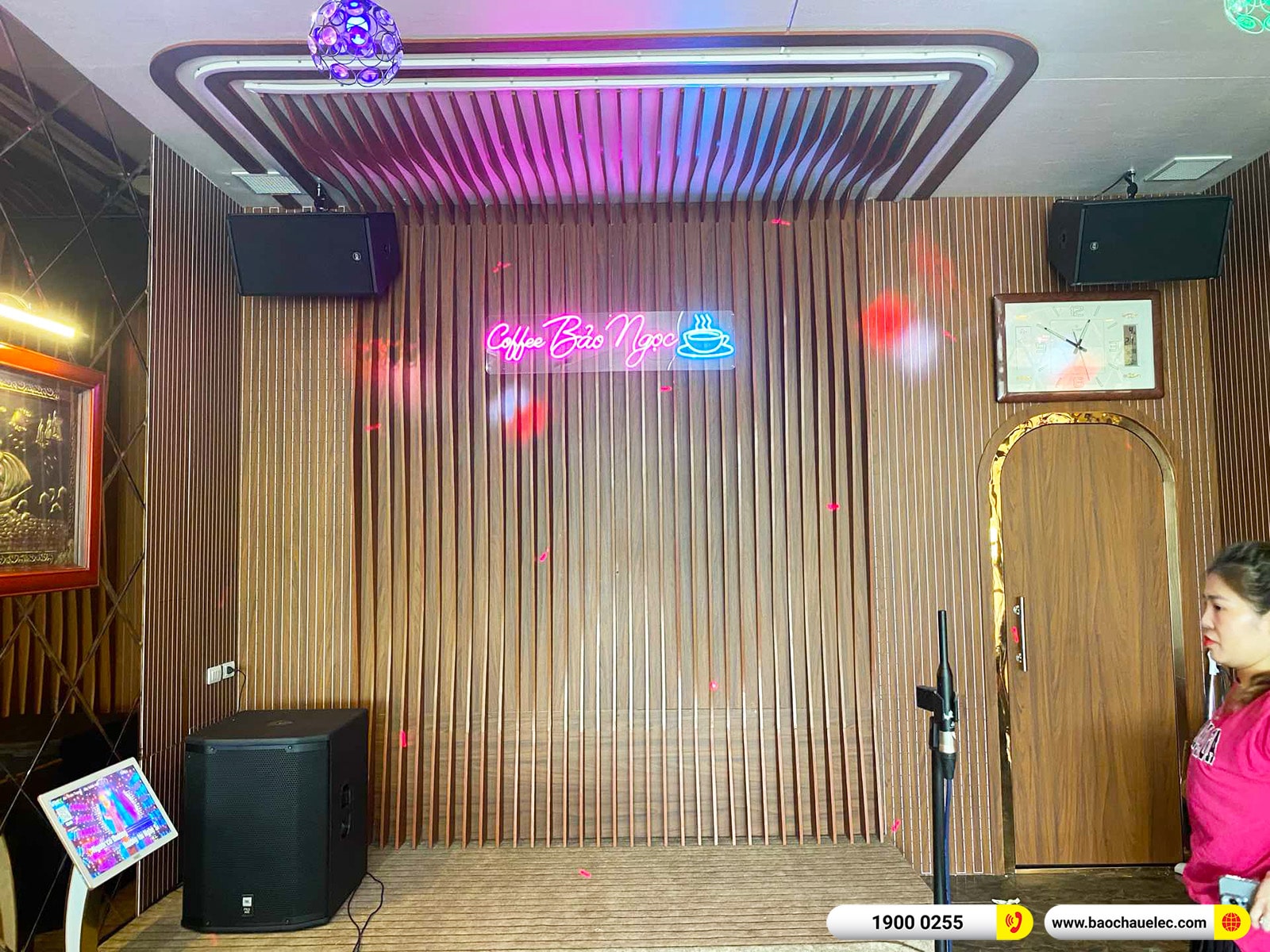 Lắp đặt dàn âm thanh RCF cho quán Cafe Bảo Ngọc tại Nam Định