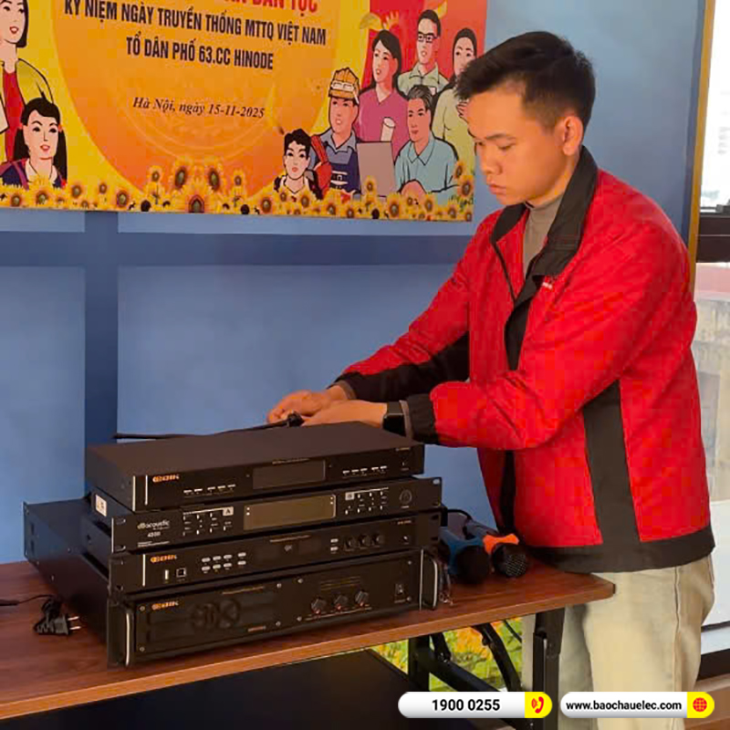 Lắp đặt d&agrave;n &acirc;m thanh hội trường hơn 50tr cho CLB Ca h&aacute;t Nhạc kịch tại H&agrave; Nội 