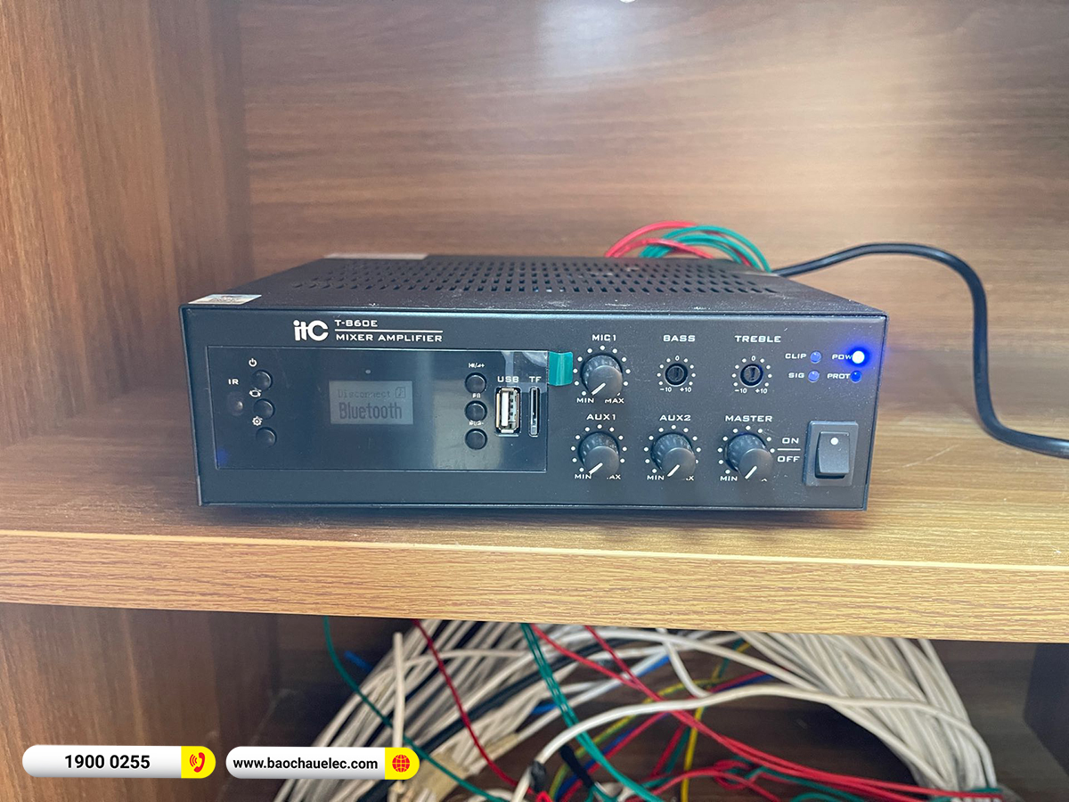 hệ thống âm thanh phòng họp, hội thảo ITC cho Trường Cao đẳng Công nghệ cao Hà Nội