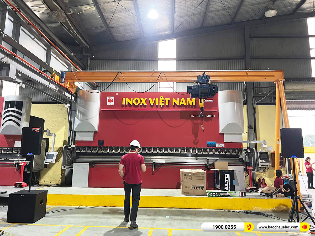 Lắp đặt d&agrave;n &acirc;m thanh hội trường Alto hơn 50tr cho C&ocirc;ng ty INOX Việt Nam tại H&agrave; Nội 