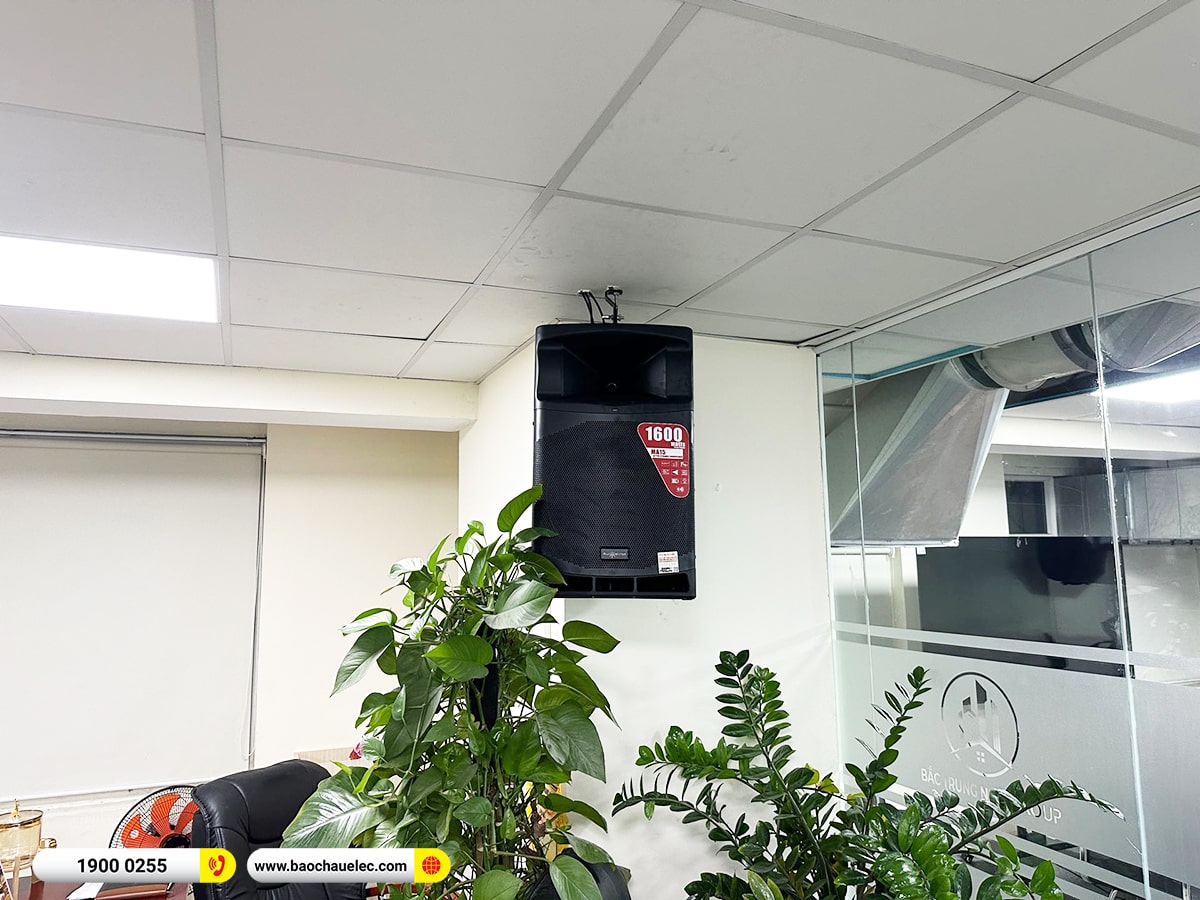 Lắp đặt dàn âm thanh hội trường Audiocenter cho Công ty BĐS Bắc Trung Nam Group tại Hà Nội 