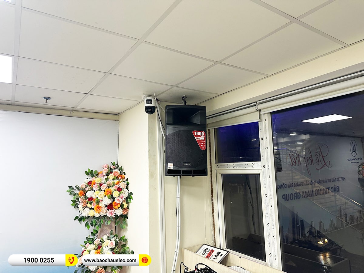Lắp đặt dàn âm thanh hội trường Audiocenter cho Công ty BĐS Bắc Trung Nam Group tại Hà Nội 