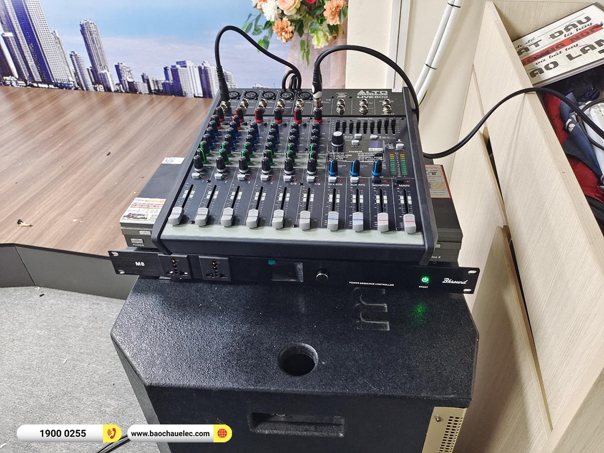 Lắp đặt dàn âm thanh hội trường Audiocenter cho Công ty BĐS Bắc Trung Nam Group tại Hà Nội 