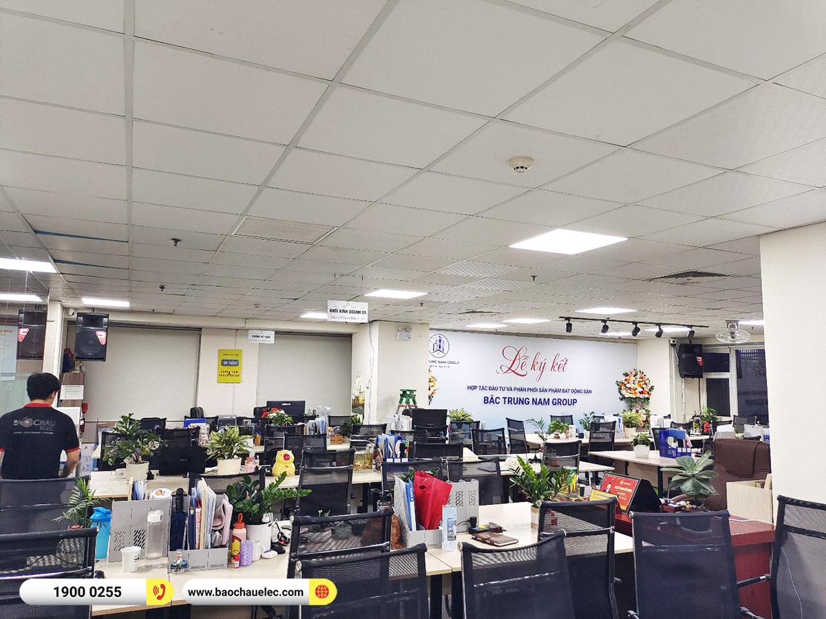 Lắp đặt dàn âm thanh hội trường Audiocenter cho Công ty BĐS Bắc Trung Nam Group tại Hà Nội 
