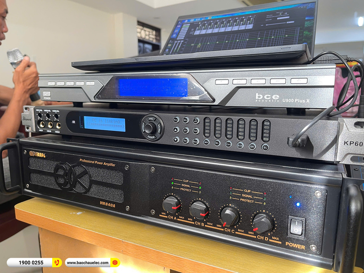 Lắp đặt dàn âm thanh hội trường Domus cho Bảo hiểm XH TP Cần Thơ