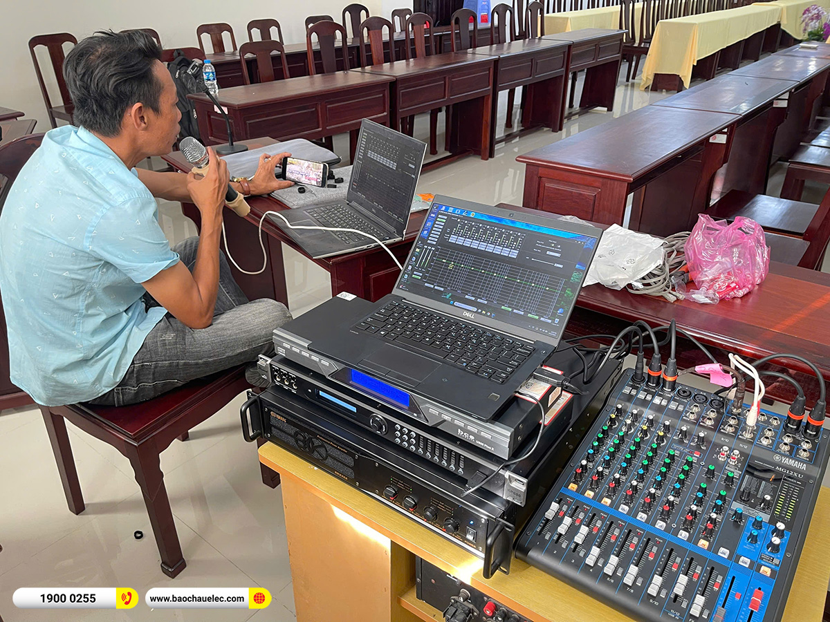 Lắp đặt dàn âm thanh hội trường Domus cho Bảo hiểm XH TP Cần Thơ