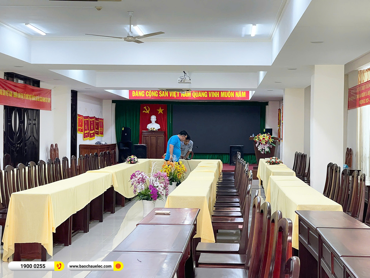Lắp đặt dàn âm thanh hội trường Domus cho Bảo hiểm XH TP Cần Thơ