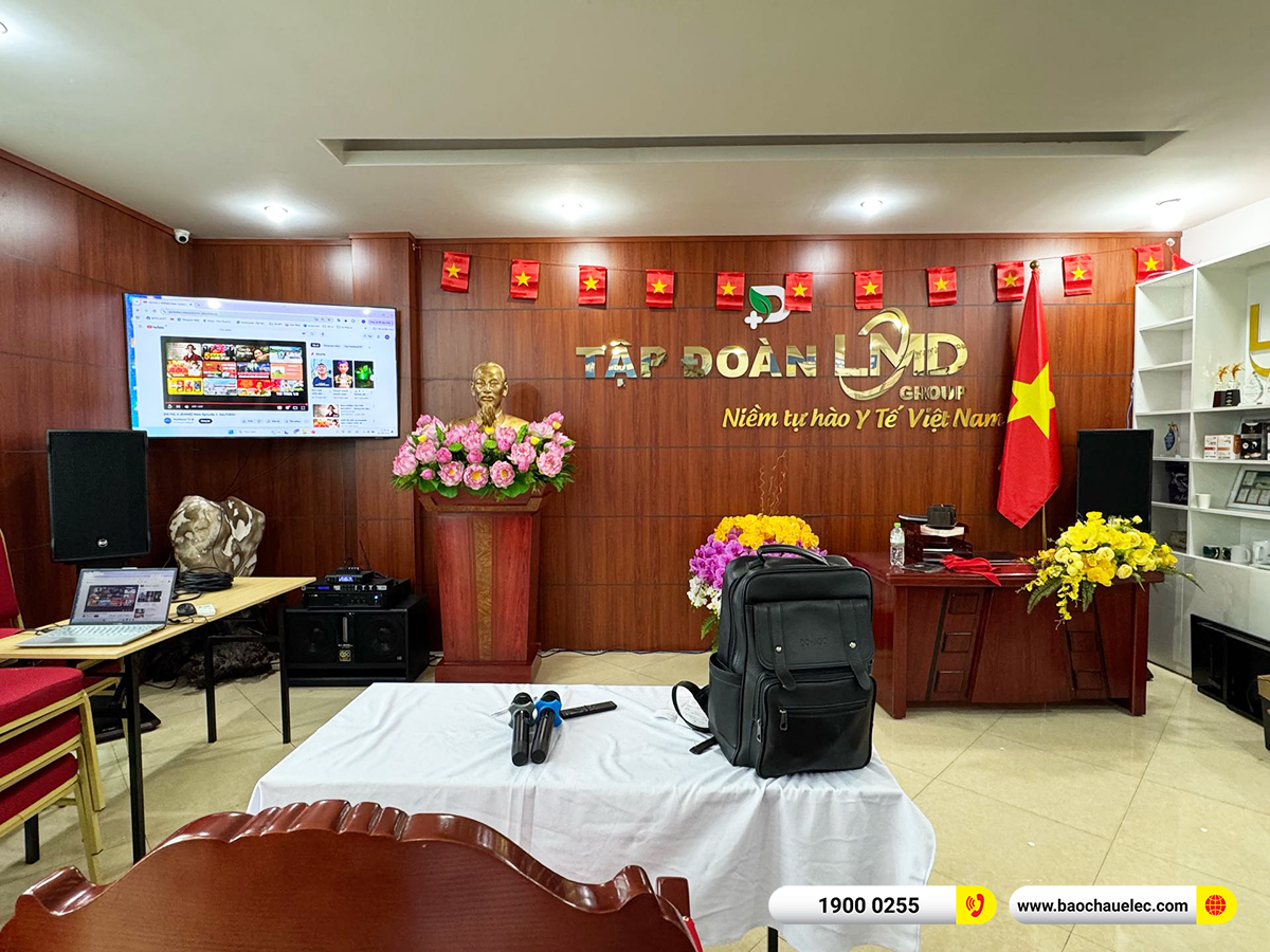 Lắp đặt dàn âm thanh hội trường RCF cho Công ty Cổ phần LMD Home tại Hà Nội